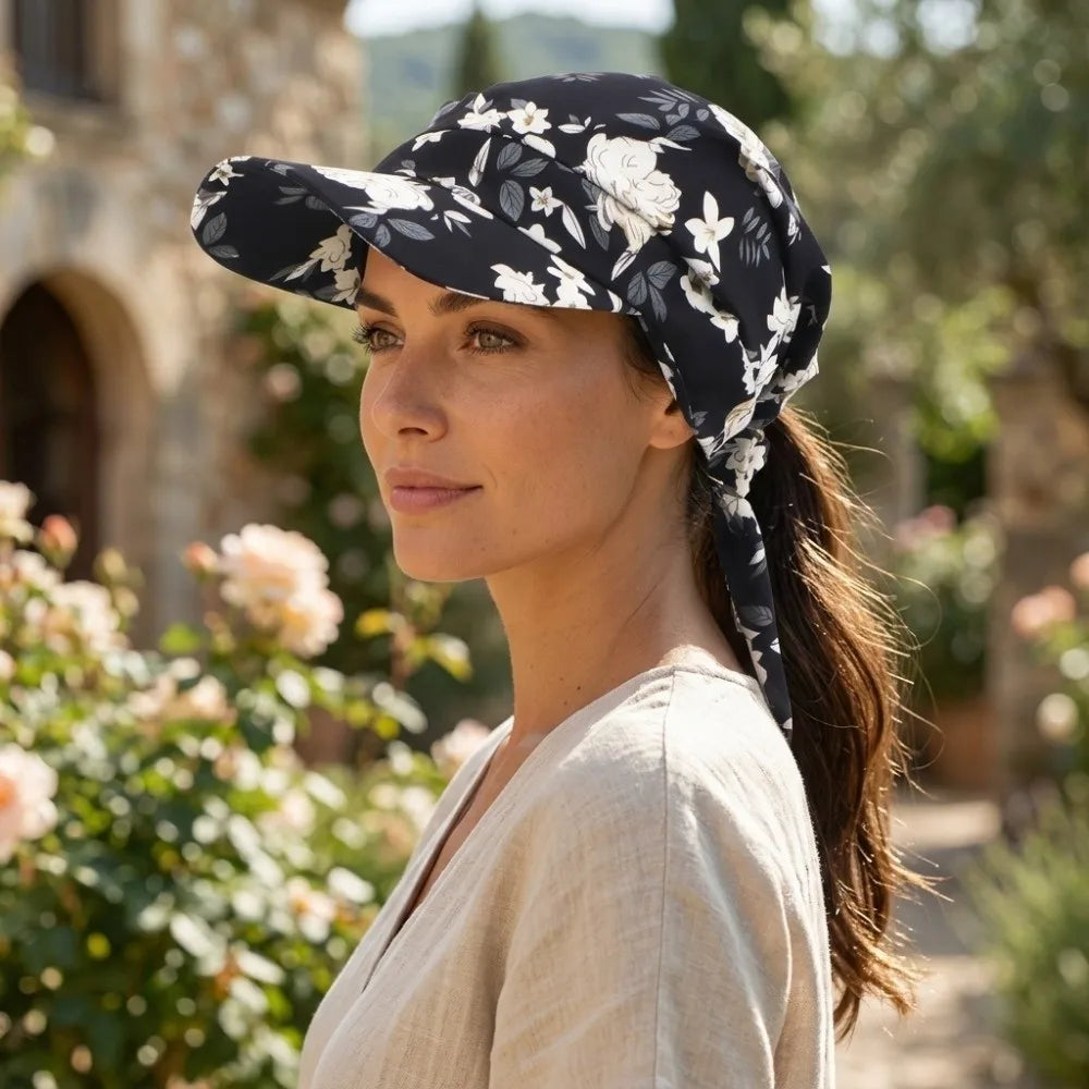 Vintage Printed Baseball Cap Breathable Bandana Hat | One Size Baseball Cap Nixie