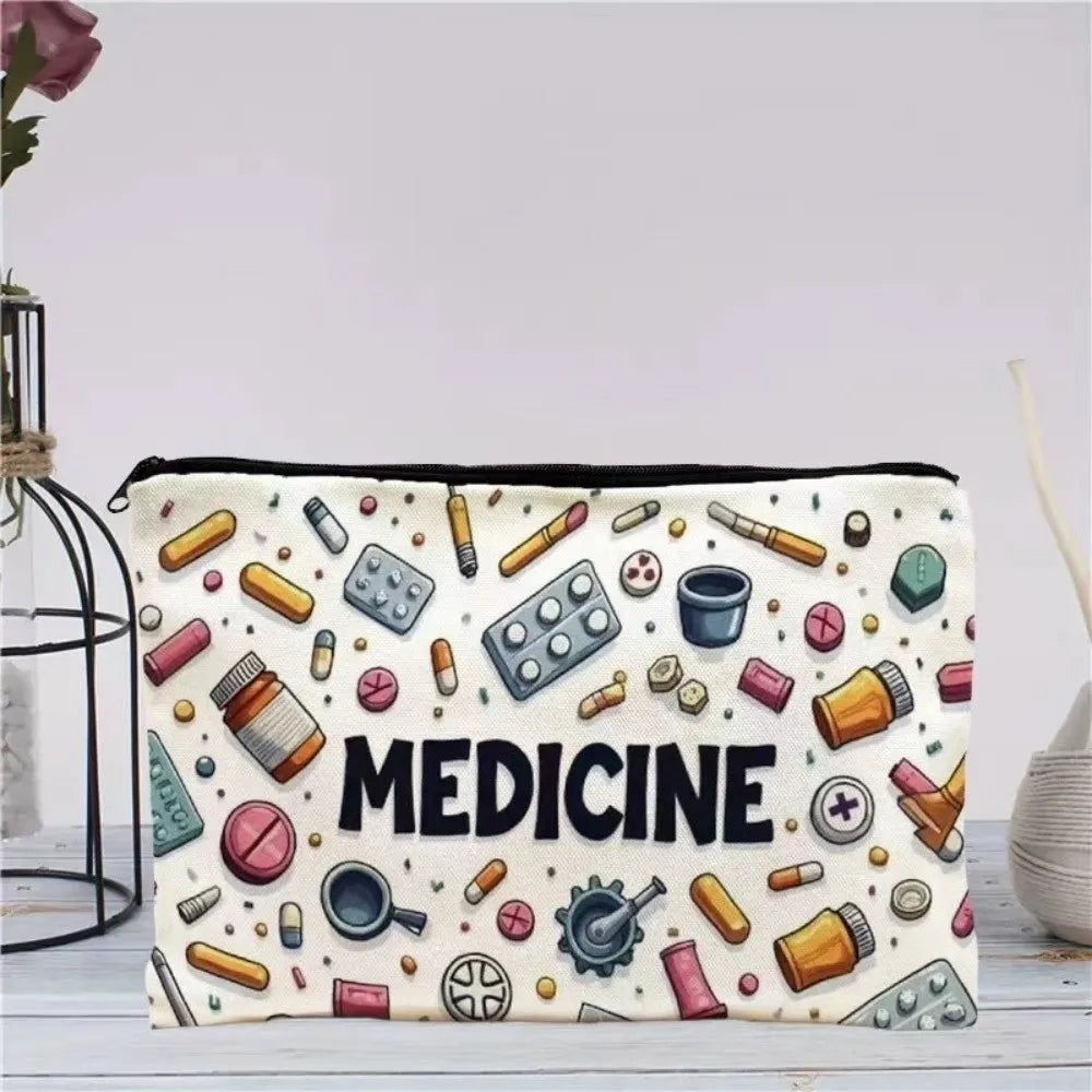 Canvas Cosmetic Bag Large Capacity Waterproof Travel Organizer Cosmetic Travel Bag Nixie