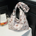 Large Floral Canvas Tote Bag – Shoulder & Crossbody for Women Canvas Tote Bag Nixie BB-714-Pink Extra Large