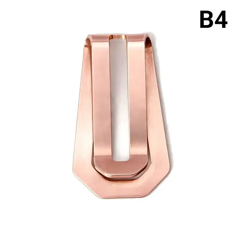 Stainless Steel Slim Money Clip & Card Holder | JETTING Metal Money Clip Nixie B4