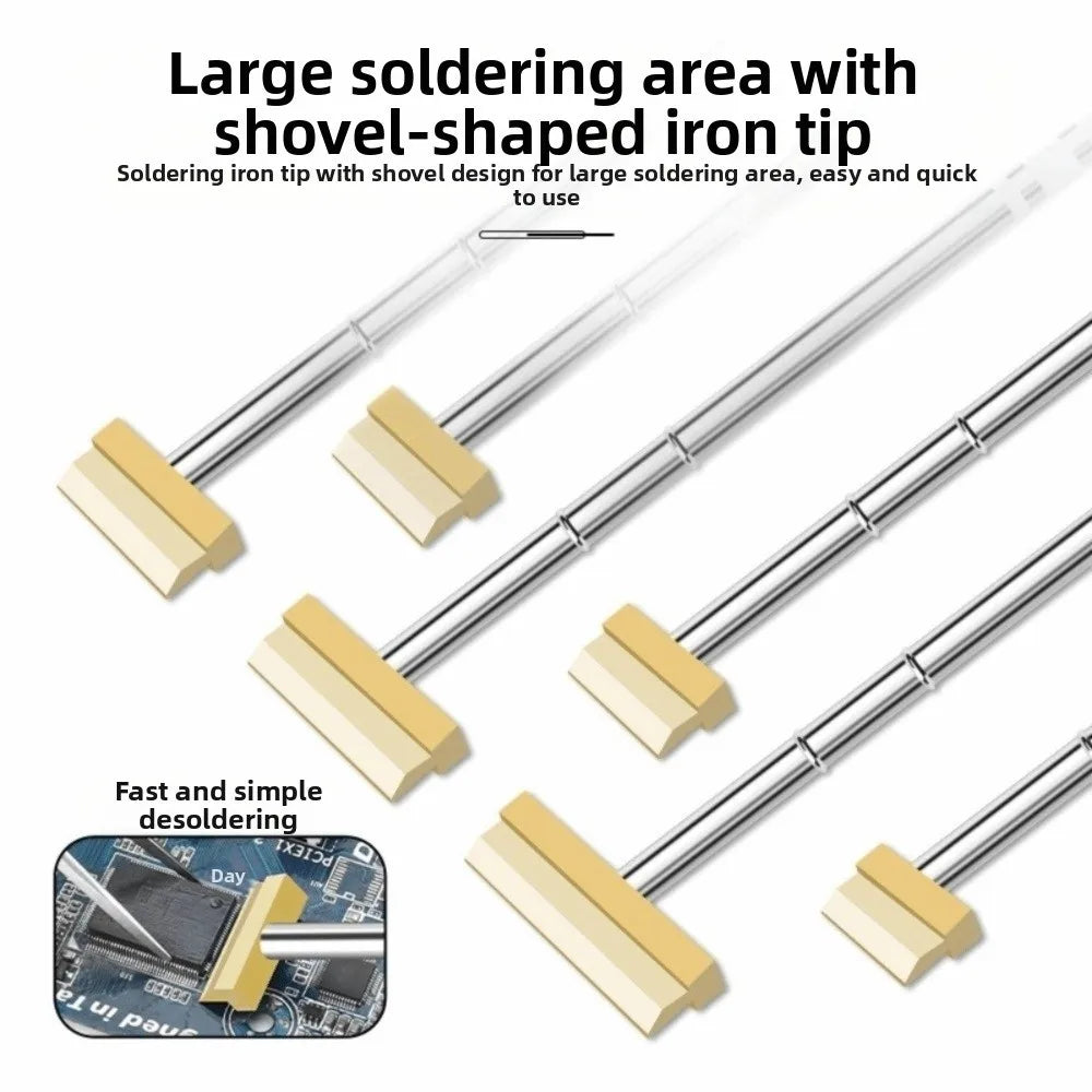 T12 Brass Spade Soldering Iron Tip – 75W Fast Heat Conduction Soldering Iron Tip Nixie
