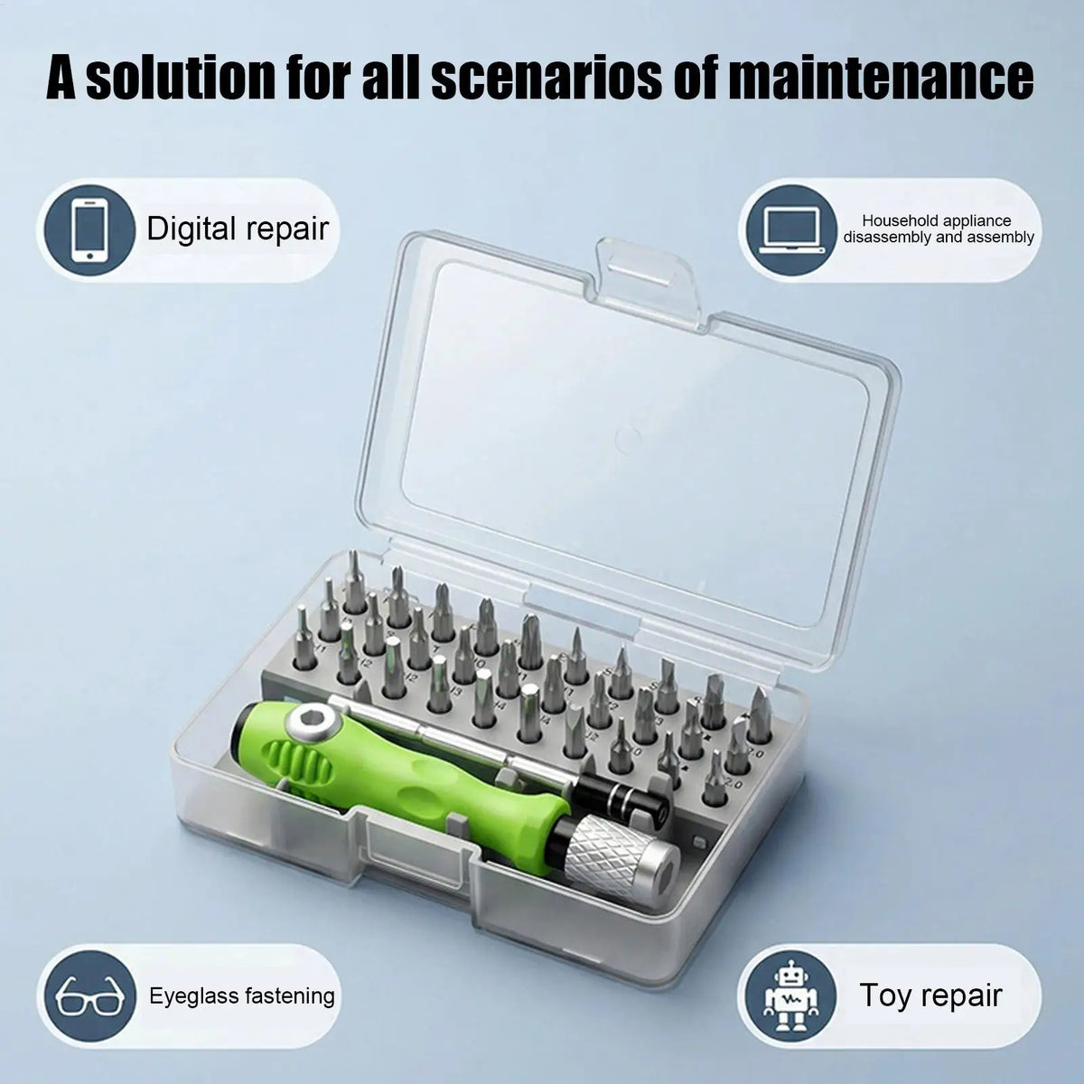32-in-1 Precision Screwdriver Set – Home, Electronics & Car