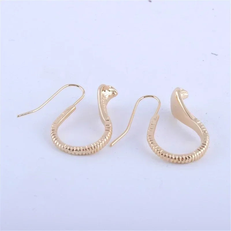 Cobra Snake Stud Earrings – Rhinestone Zinc Alloy Fashion Studs Fashion Stud Earrings Nixie