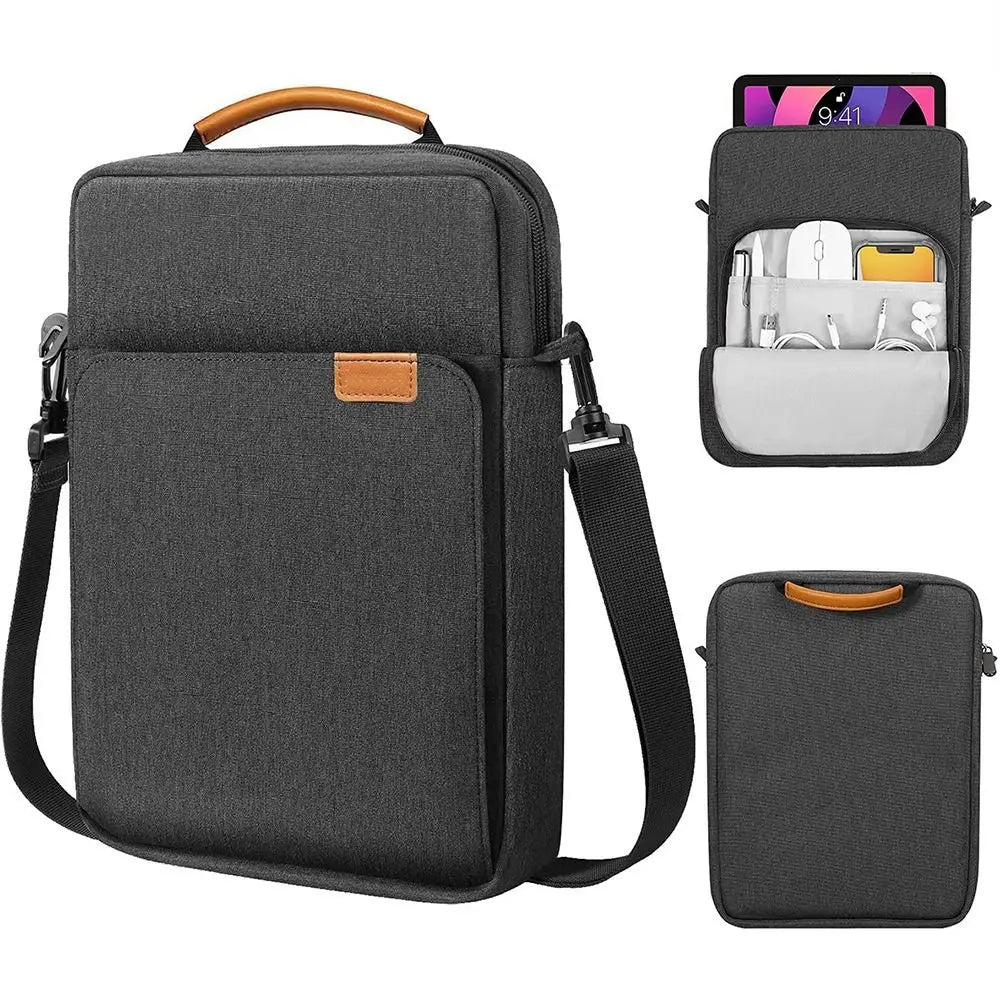 Tablet Laptop Sleeve Case 9–13.3" | Shoulder Strap & Storage Tablet Laptop Sleeve Nixie 9-11 inch-Dark Grey