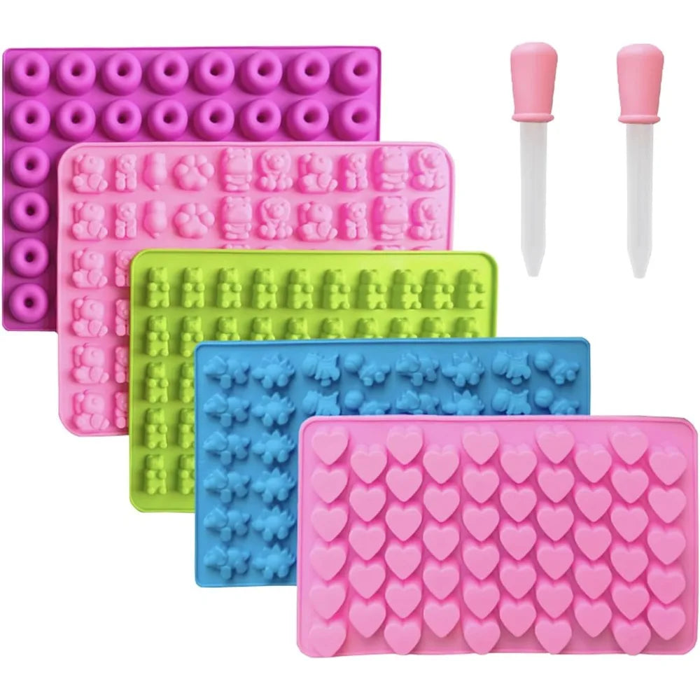 Silicone Gummy & Chocolate Molds – Nonstick DIY Baking Molds Silicone Baking Mold Nixie