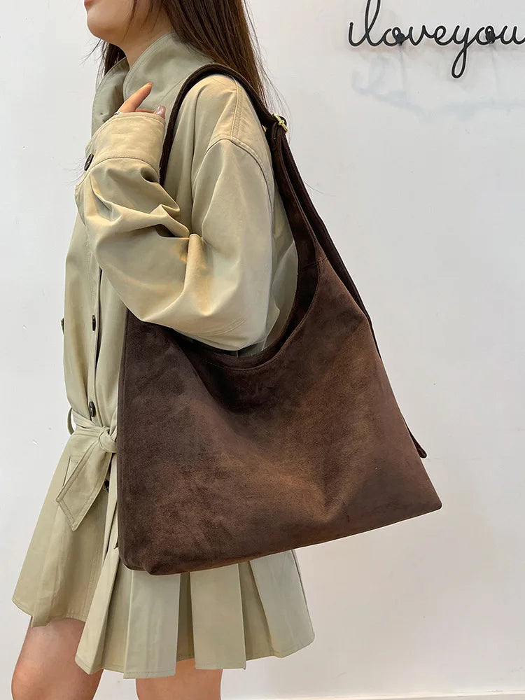 Nixie Large Frosted Texture Women's Crossbody Shoulder Bag