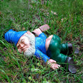 Funny Drunk Garden Gnome Resin Figurine | Patio Statue Decor Garden Gnome Figurine Nixie A