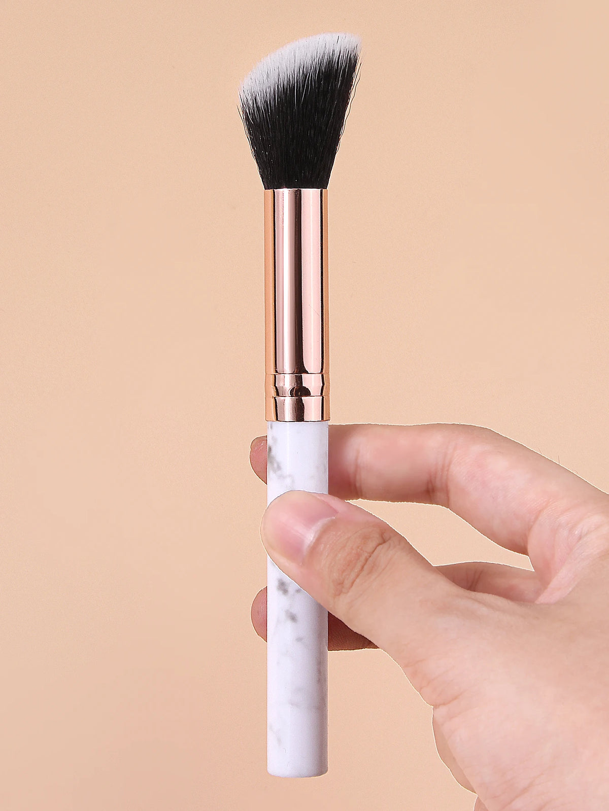 3-Piece Facial Contour & Blush Makeup Brush Set | Korean Style Makeup Brush Set Nixie