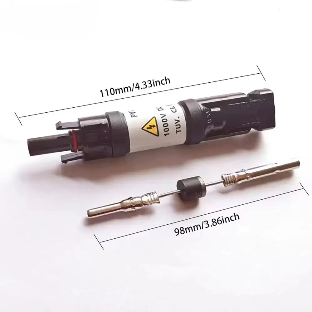 IP67 Solar Panel Diode Connector 10A–30A | Waterproof PV