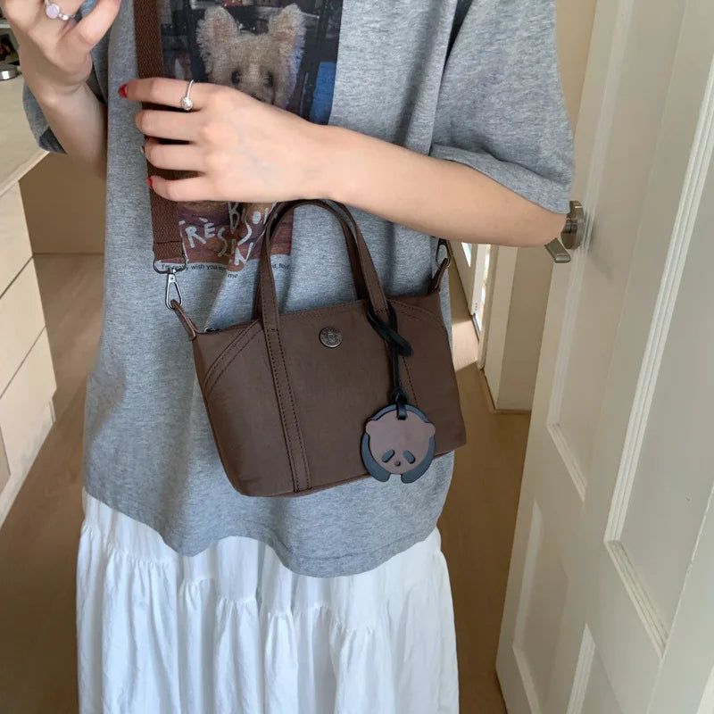 Women's Nylon Crossbody Tote Bag | Korean Fashion Style Crossbody Tote Bag Nixie