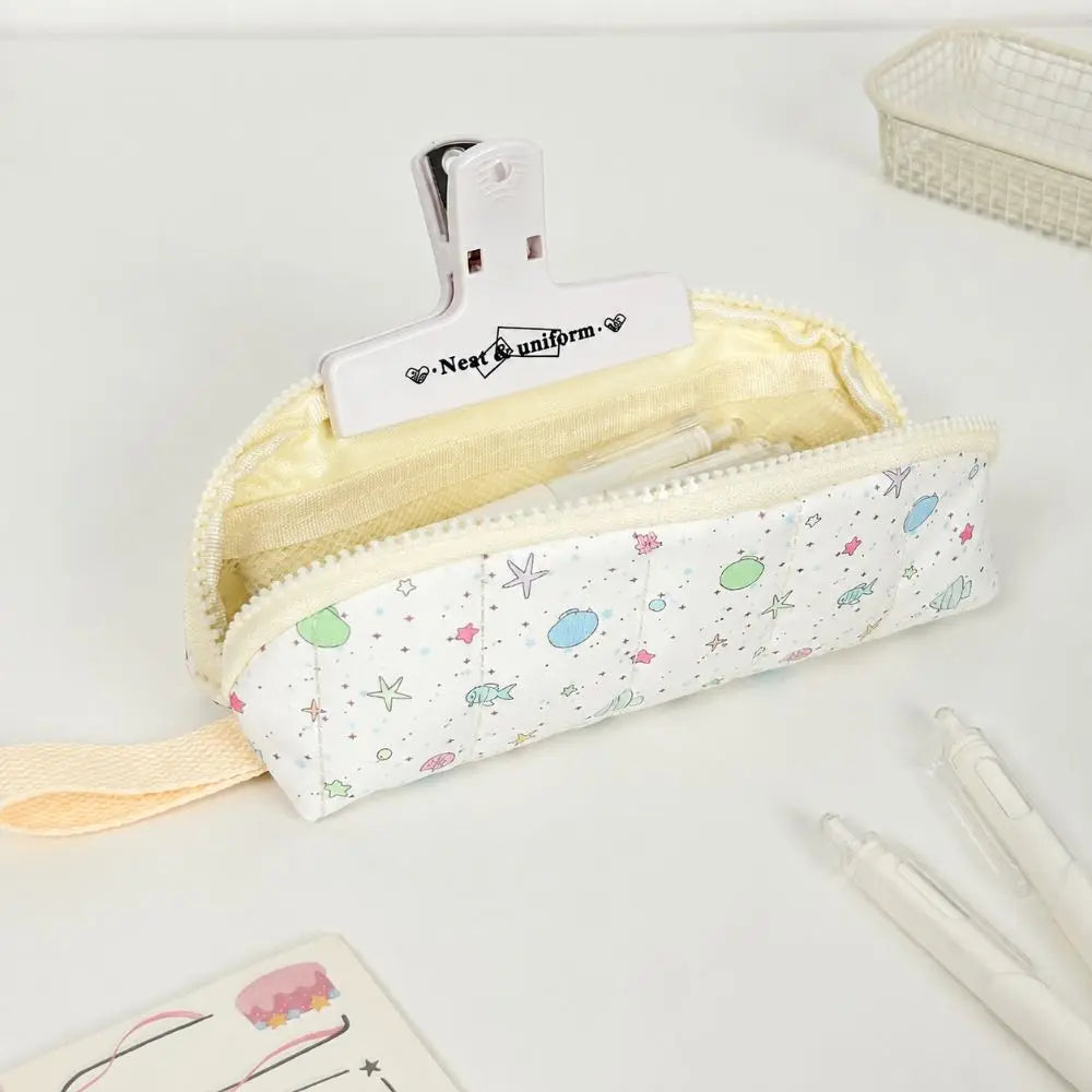 Ocean Print Pencil Case – Large Capacity Zipper Pen Pouch Pencil Case Nixie