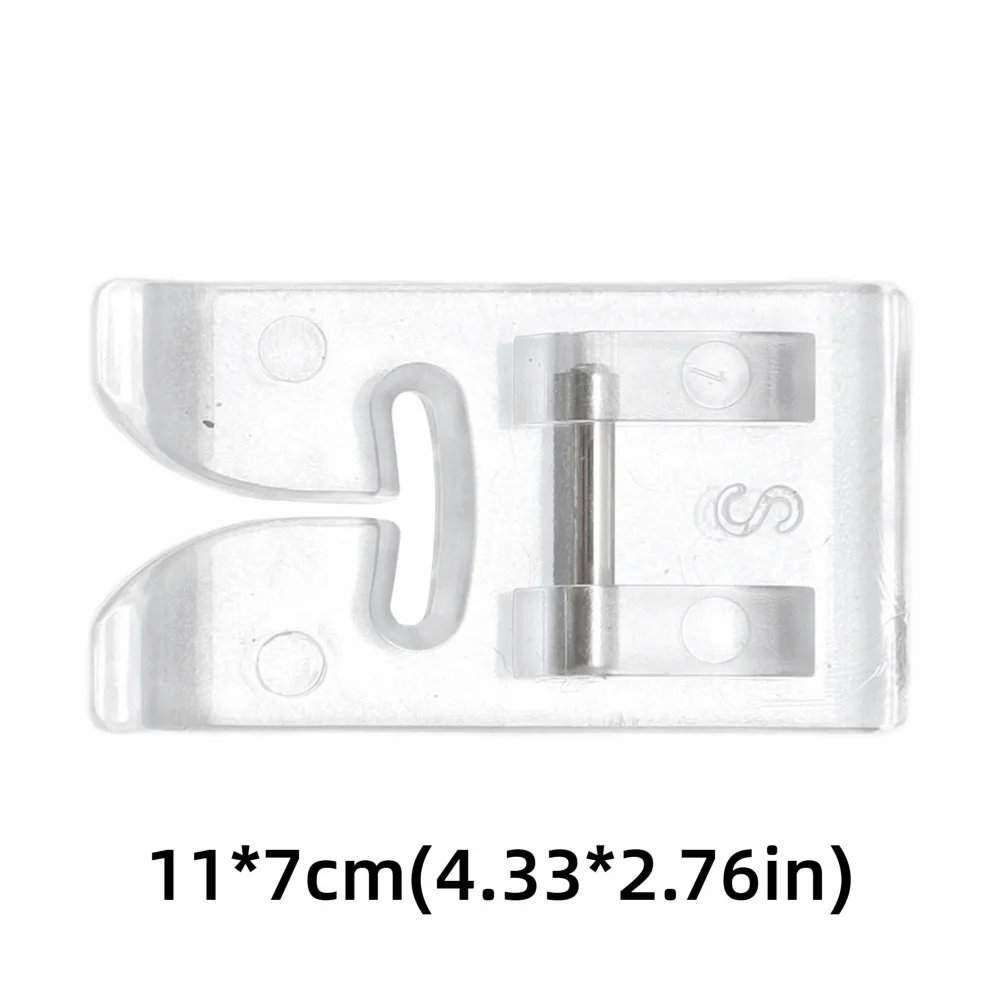 Universal Clear Presser Foot 7mm – Fits All Sewing Machines