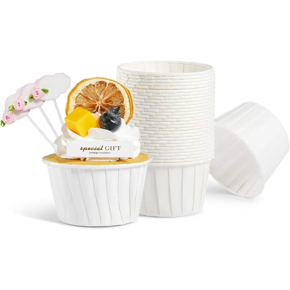 Muffin Cup Paper Trays – High-Temp Oil Paper Baking Cups Muffin Baking Cups Nixie