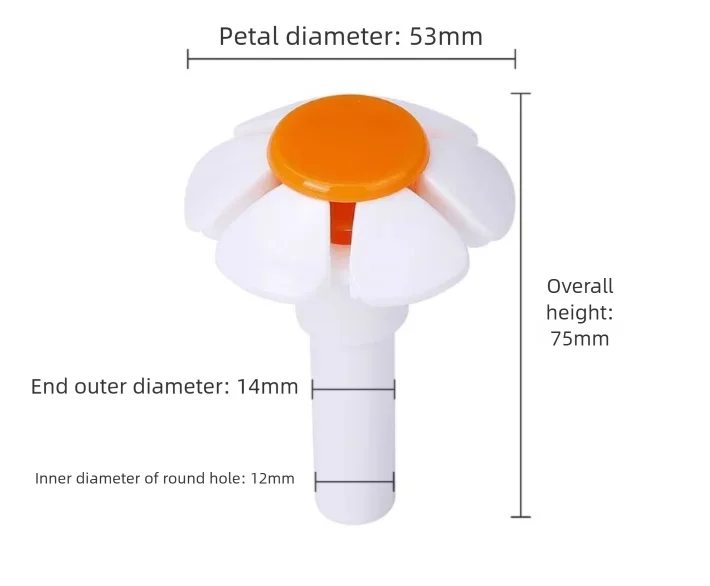 Flower Nozzle Replacement for Pet Water Fountain | Anti-Splash Pet Fountain Nozzle Nixie