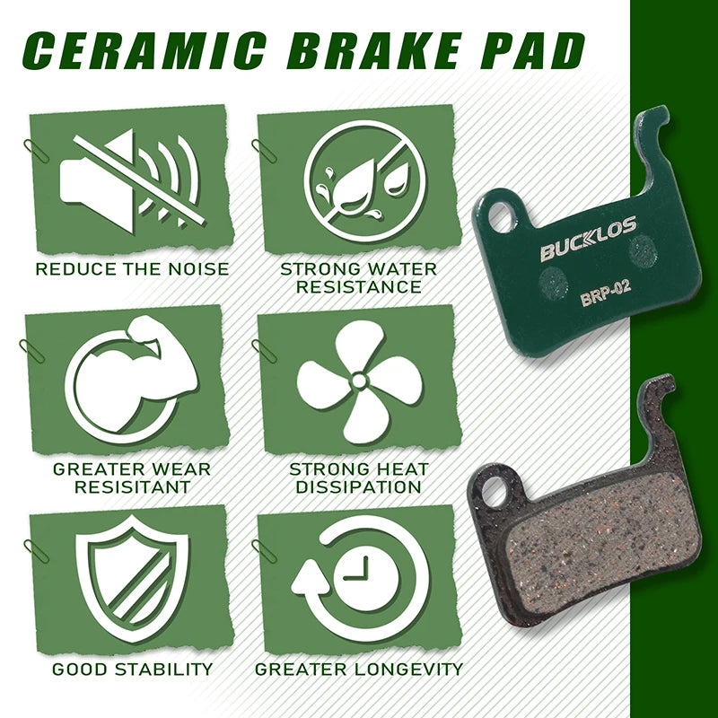 BUCKLOS Shimano Disc Brake Pads – MTB & Road Bike Disc Brake Pads Nixie