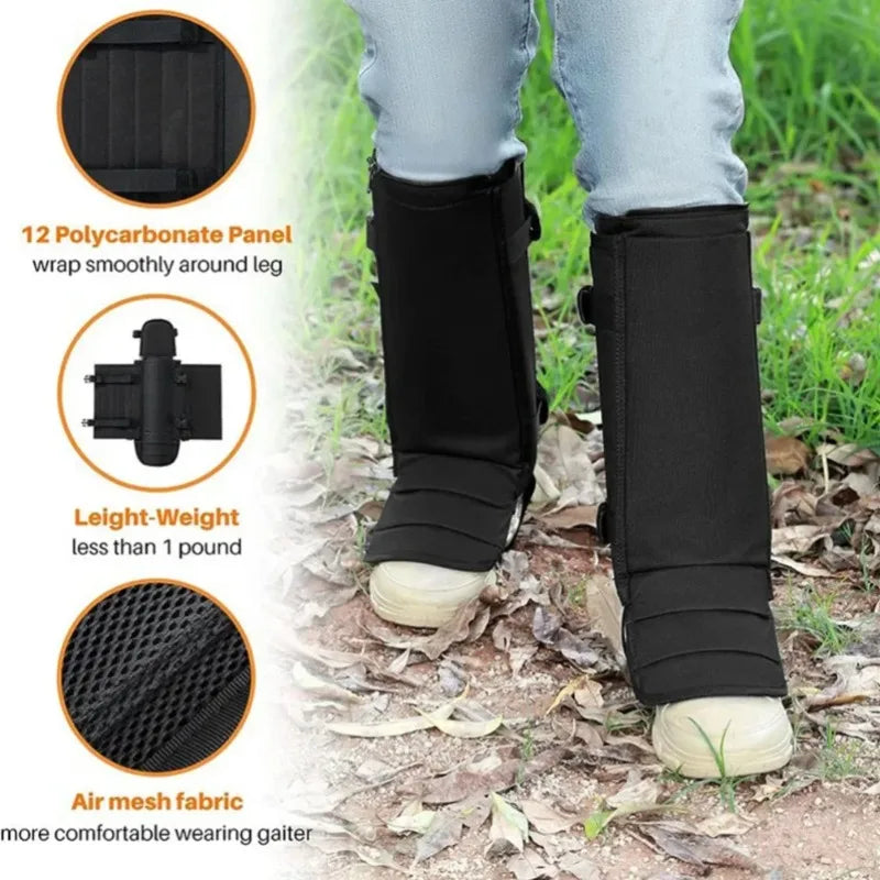 Heavy Duty Hunting Gaiters – Snake & Thorn Leg Guards Hunting Leg Gaiters Nixie