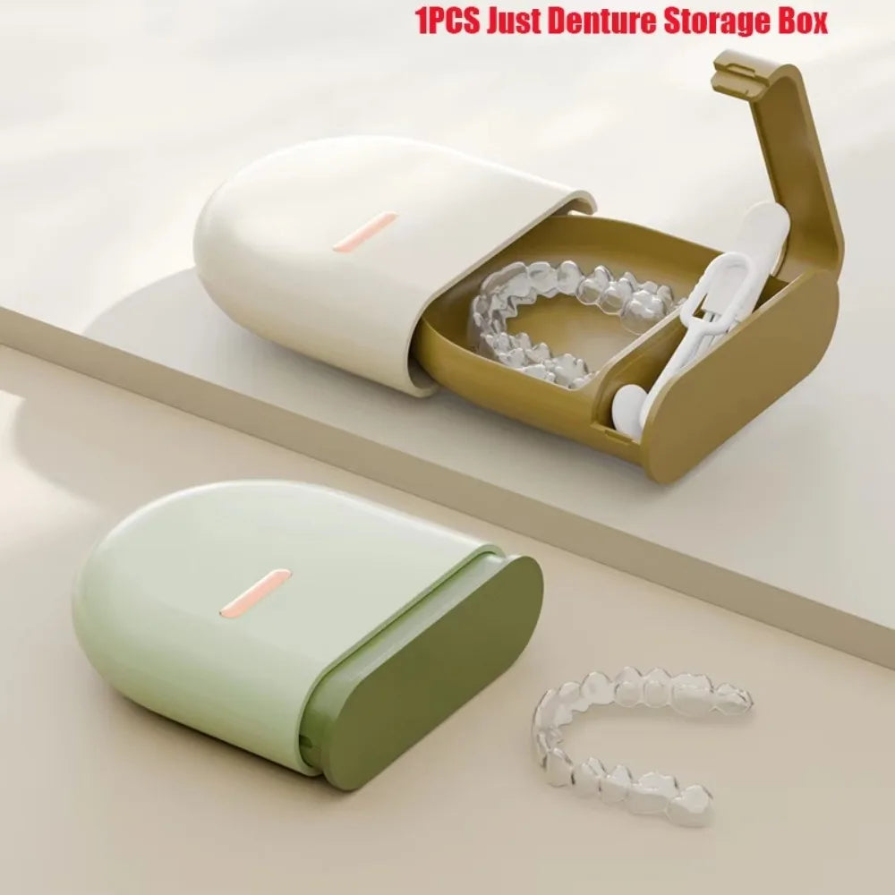 Portable Mouth Guard & Retainer Storage Case – ABS Plastic Dental Appliance Case Nixie