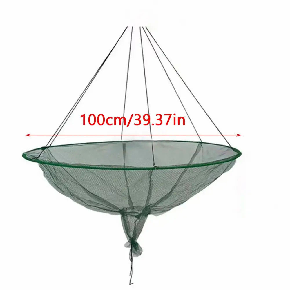 Large Round Folding Drop Fishing Net 80cm/100cm | Pier & Dock
