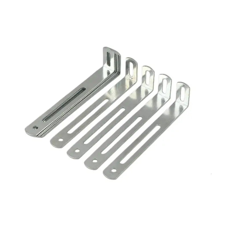 10Pcs Heavy-Duty 90° L-Shaped Steel Corner Brackets + Screws Corner Bracket Set Nixie