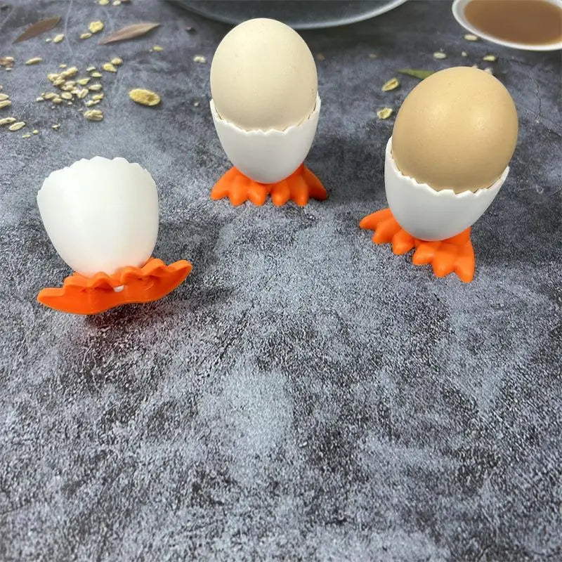 Chicken Egg Cup Holder Stand for Kids Breakfast | Fun Design Egg Cup Holder Nixie