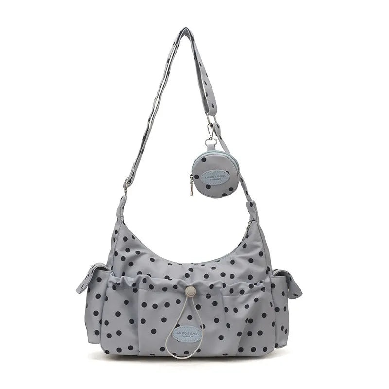Korean Polka Dot Crossbody Shoulder Bag for Women | Satchel Crossbody Shoulder Bag Nixie
