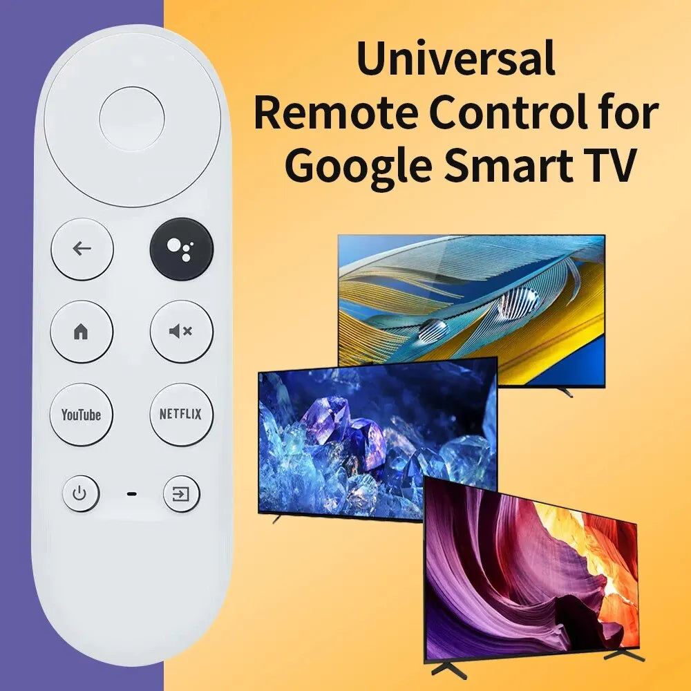 G9N9N Voice Remote for Google Chromecast 4K Snow Replacement TV Remote Control Nixie