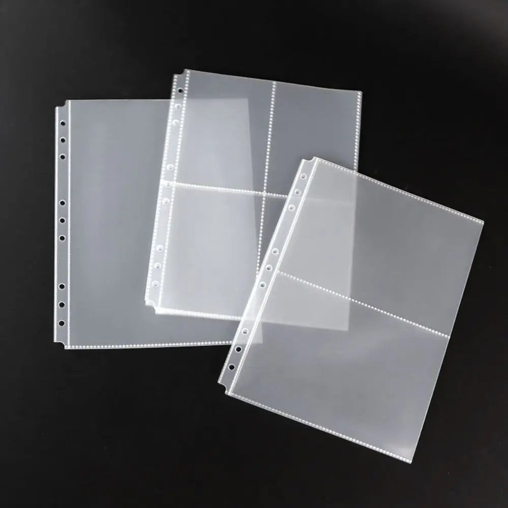 B5 Photocard Binder Sheets Transparent Acid-Free PP Sleeves