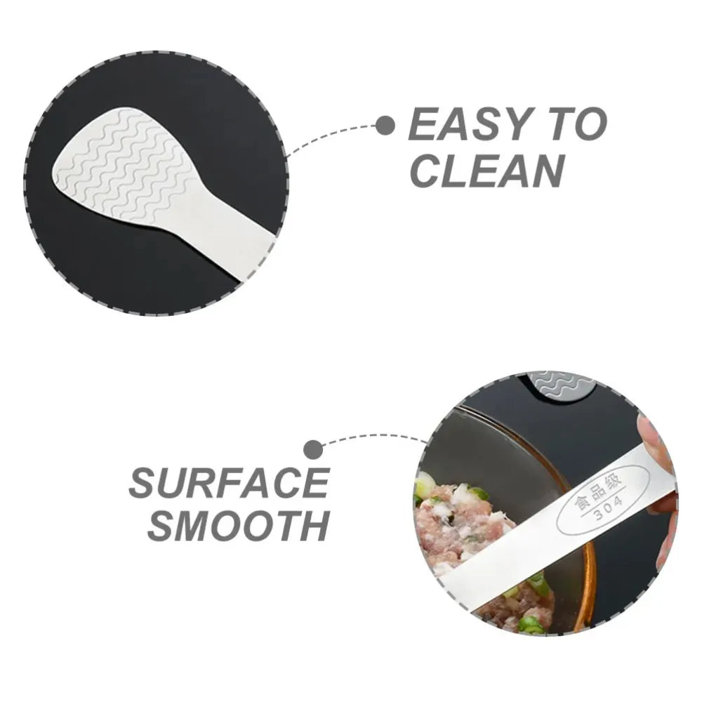 304 Stainless Steel Dumpling Spoon Set 3PC | Wonton Tools
