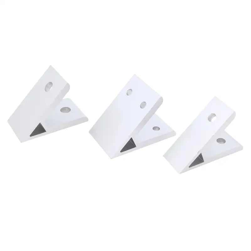 2Pcs 45° Aluminum Corner Bracket for 2020–8080 Extrusion Profiles Aluminum Corner Bracket Nixie