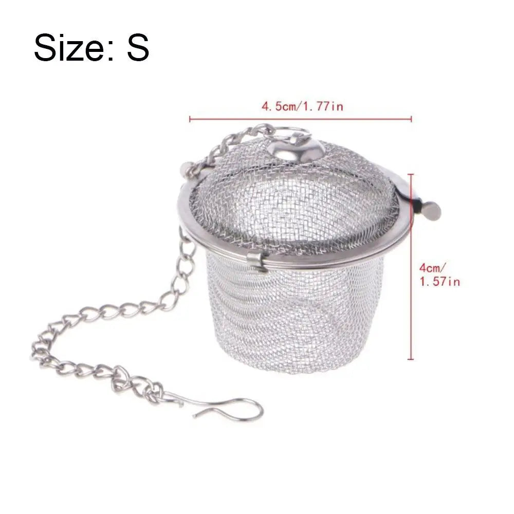 Stainless Steel Tea Ball Infuser – Loose Leaf & Herbal Mesh