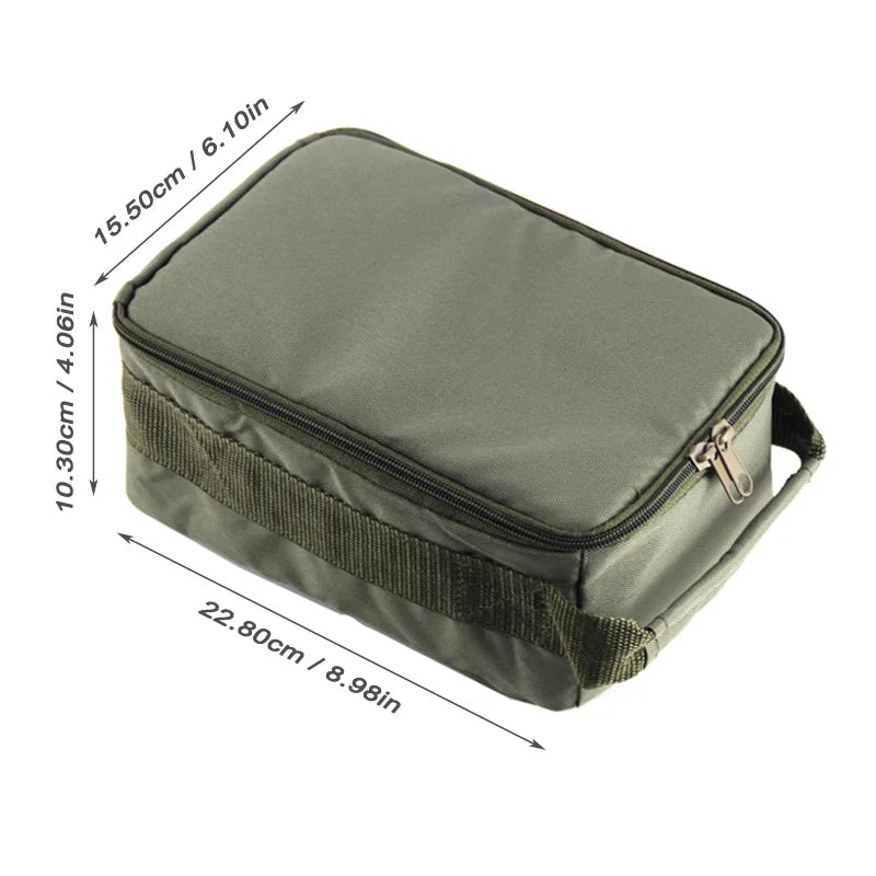 Waterproof Fishing Reel Bag – 3 Adjustable Compartments | Nixie Fishing Reel Bag Nixie green