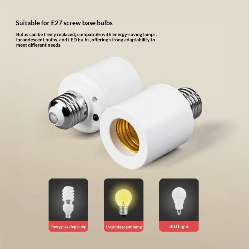 E27 Remote Control Lamp Socket with Auto-Off Timer | 10m Range