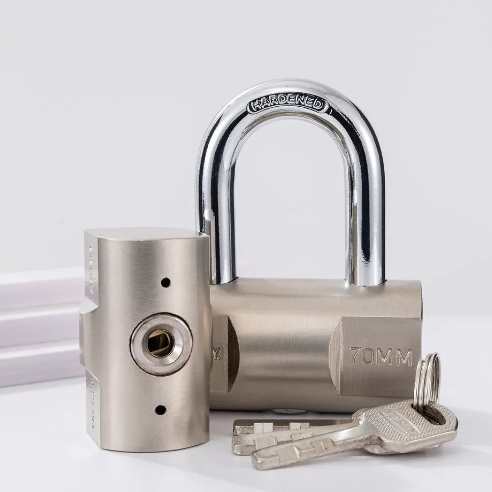 Heavy Duty Stainless Steel Waterproof Padlock with Keys