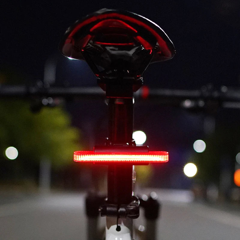 BUCKLOS Bike Tail Light 4 Modes USB Rechargeable Rear Safety Lamp Bicycle Tail Light Nixie