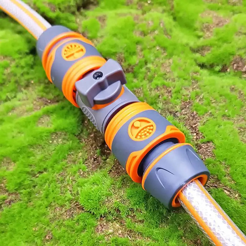 Garden Hose Quick Connector with Shut-Off Valve | 1/3 Pcs