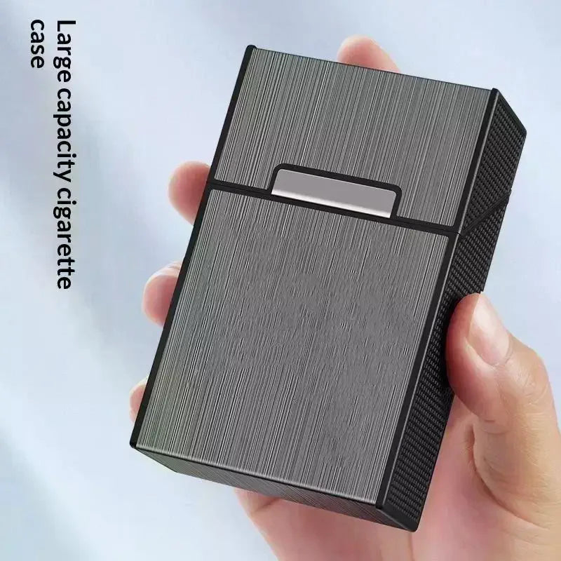Eelhoe Metal Cigarette Case – 20-Pack Crush-Proof Stainless Steel Cigarette Case Nixie