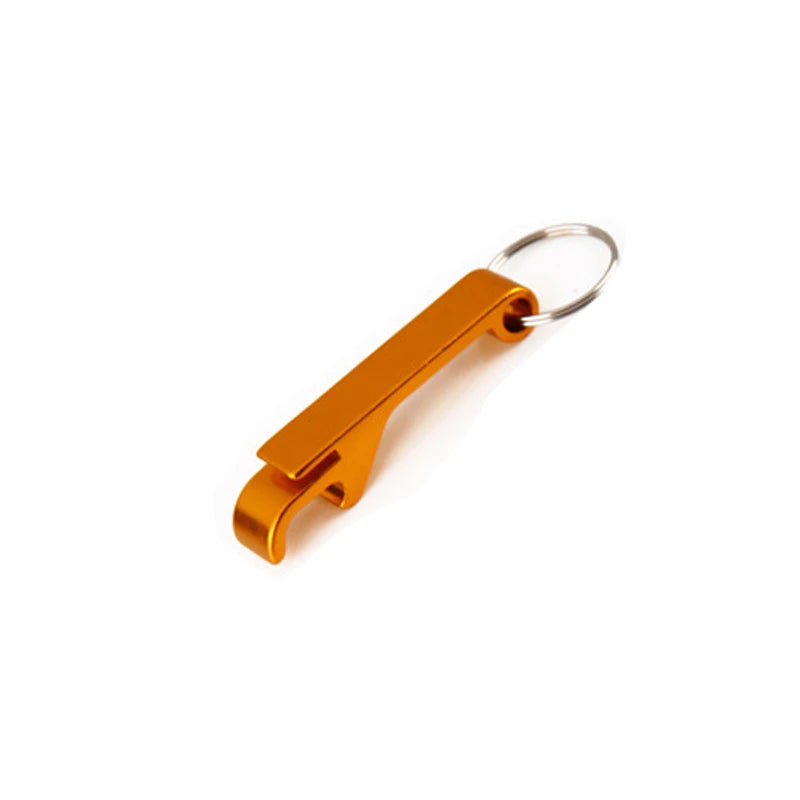 Mini Metal Bottle Opener Keychain – 9 Colors, Portable Bottle Opener Keychain Nixie yellow