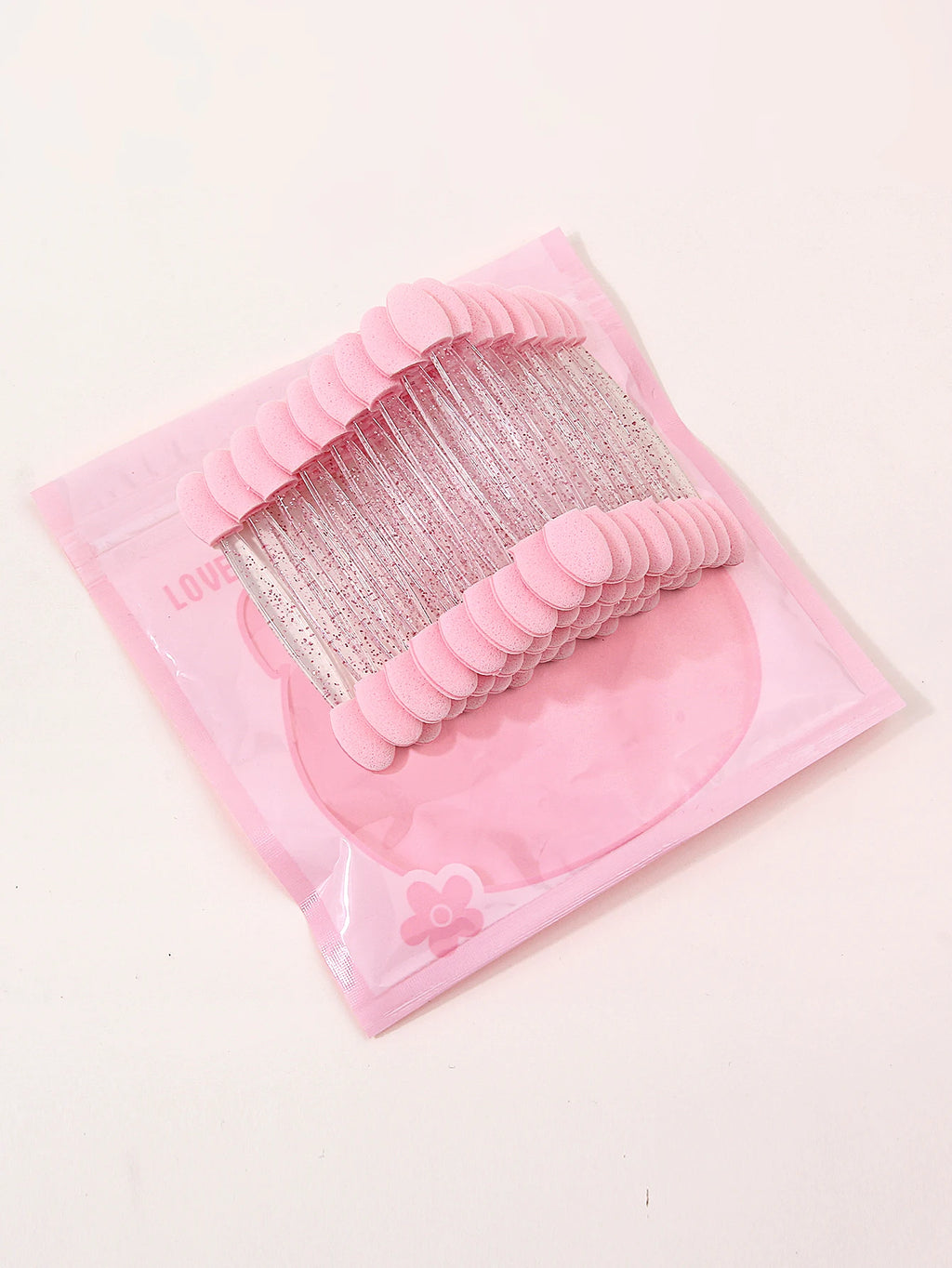 50Pcs Double-Sided Nail Art Sponge Brush Chrome Powder Applicator Nail Art Applicator Nixie