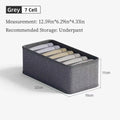 Foldable Fabric Drawer Organizer for Underwear, Socks & Belts Closet Drawer Organizer Nixie 7 cell