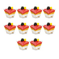 10pc Clear Disposable Plastic Mousse & Dessert Cups BPA-Free Disposable Dessert Cups Nixie 60ML