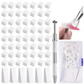 100Pcs Gradient Nail Art Sponges – Ombre Manicure Tool Set Nail Art Sponge Nixie White Sponges