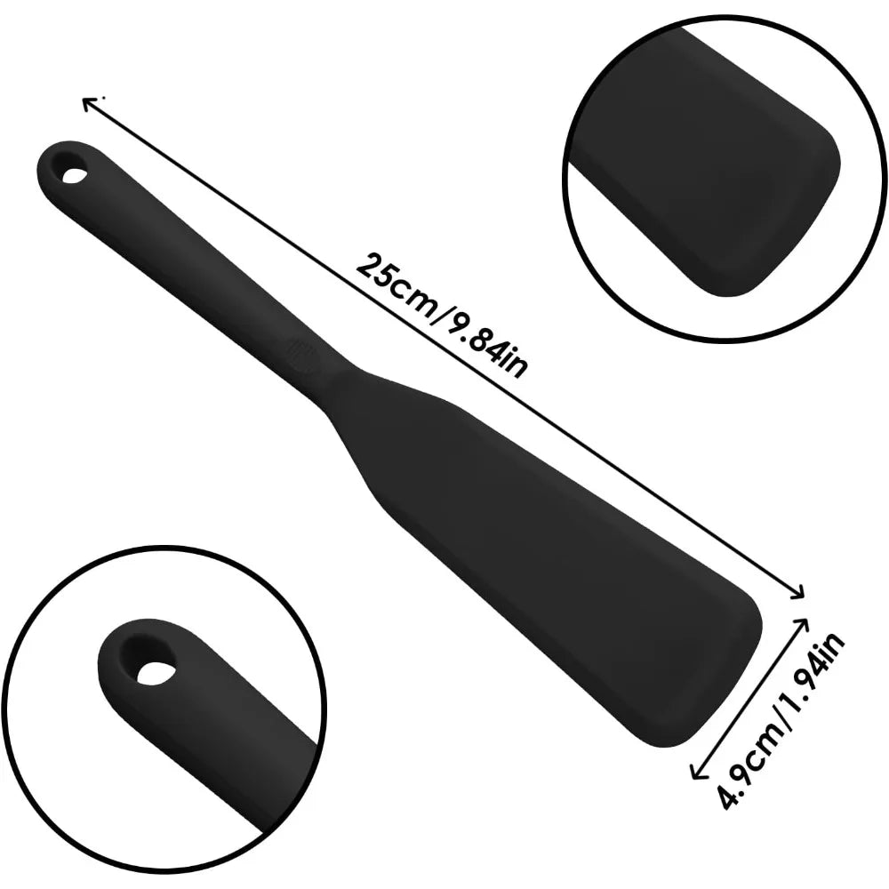 Nixie Silicone Thin Spatula – Heat-Resistant Cooking Spatula Silicone Cooking Spatula Nixie