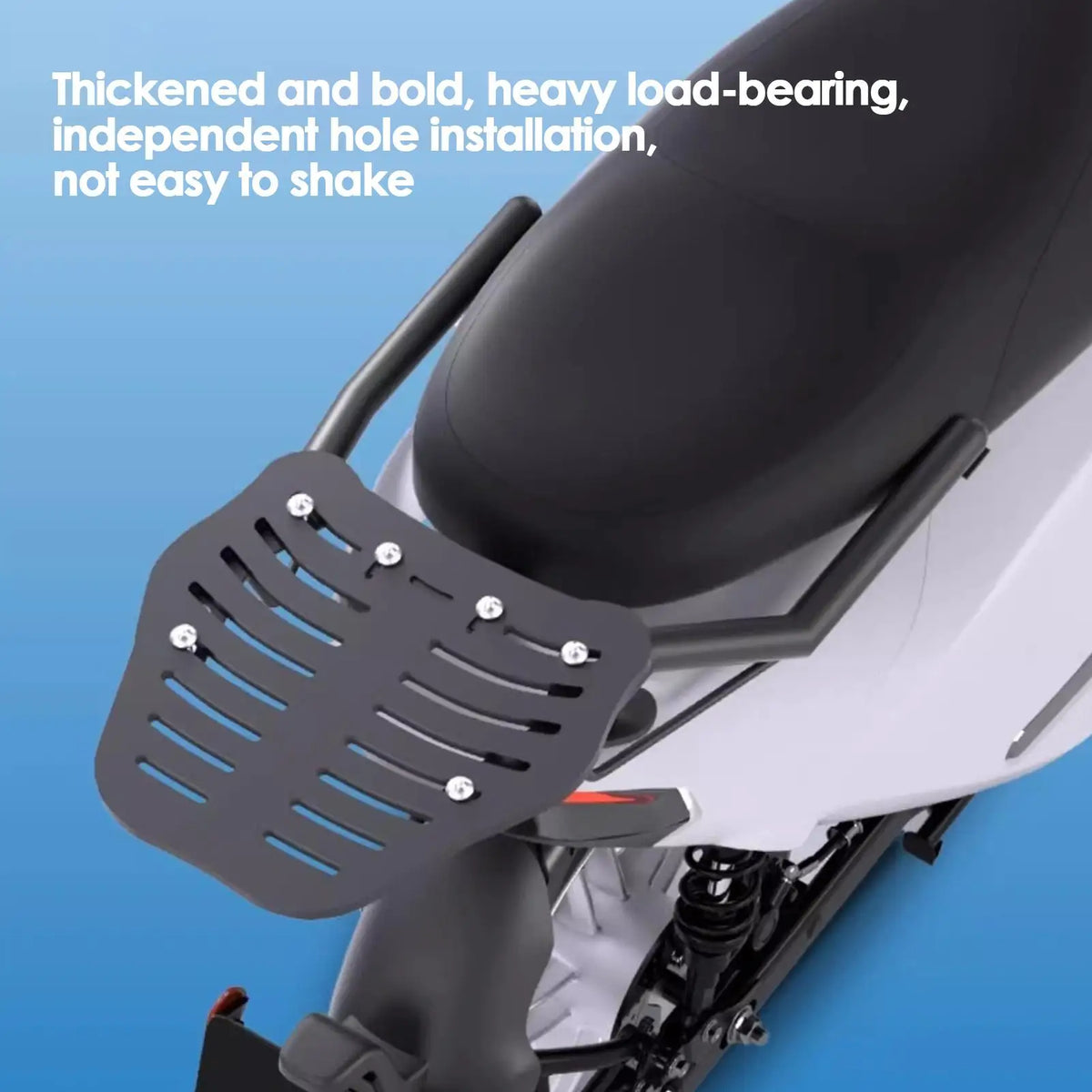 Adjustable Motorcycle Luggage Rack – Stainless Steel Trunk Rack