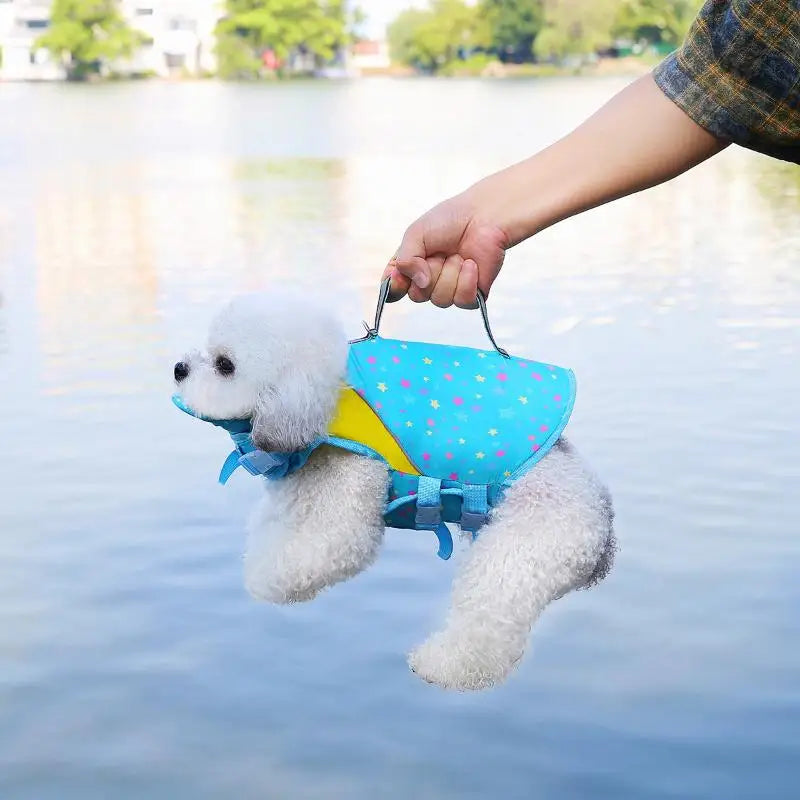 Dog Life Jacket – Adjustable Pet Safety Vest for Swimming & Boating Dog Life Jacket Nixie