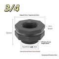 PVC IBC Water Tank Adapter with Valve for Garden Irrigation Irrigation Tank Adapter Nixie D