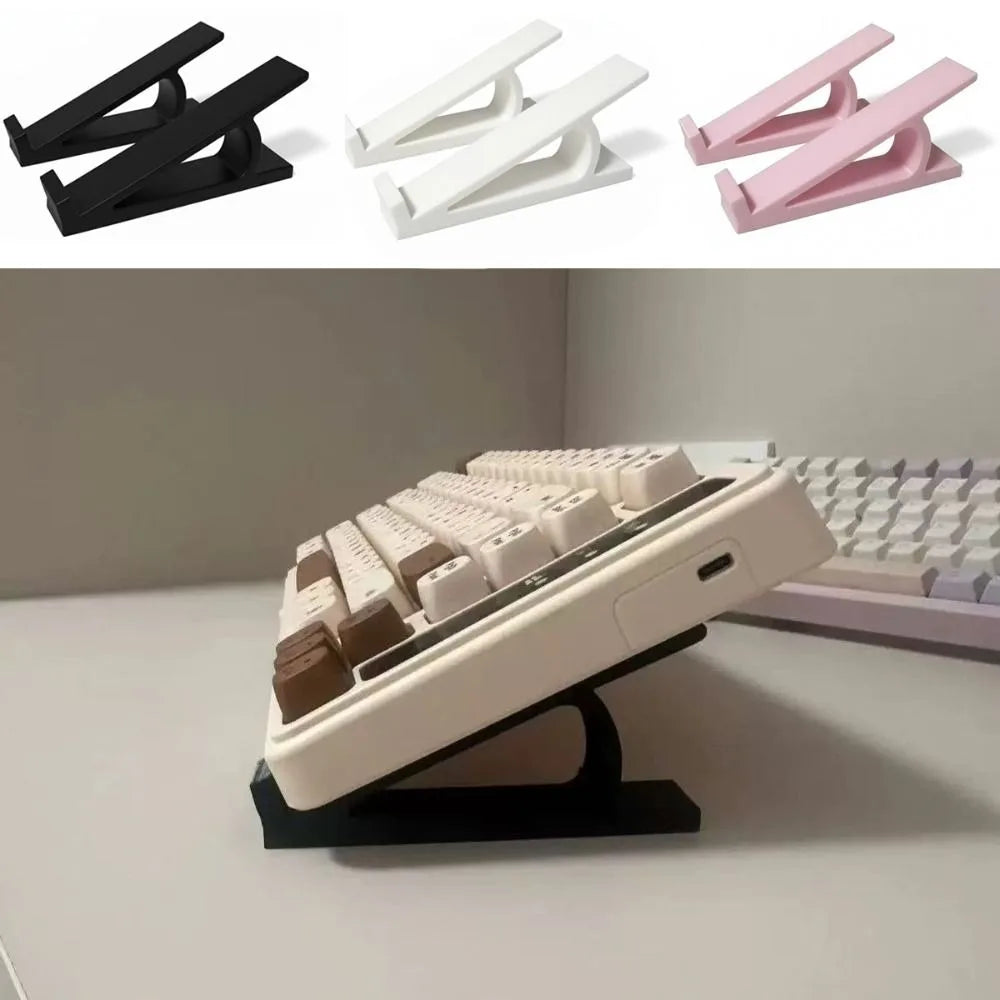Plastic Keyboard Riser Stand Elevated Angle Holder – 1 Pair