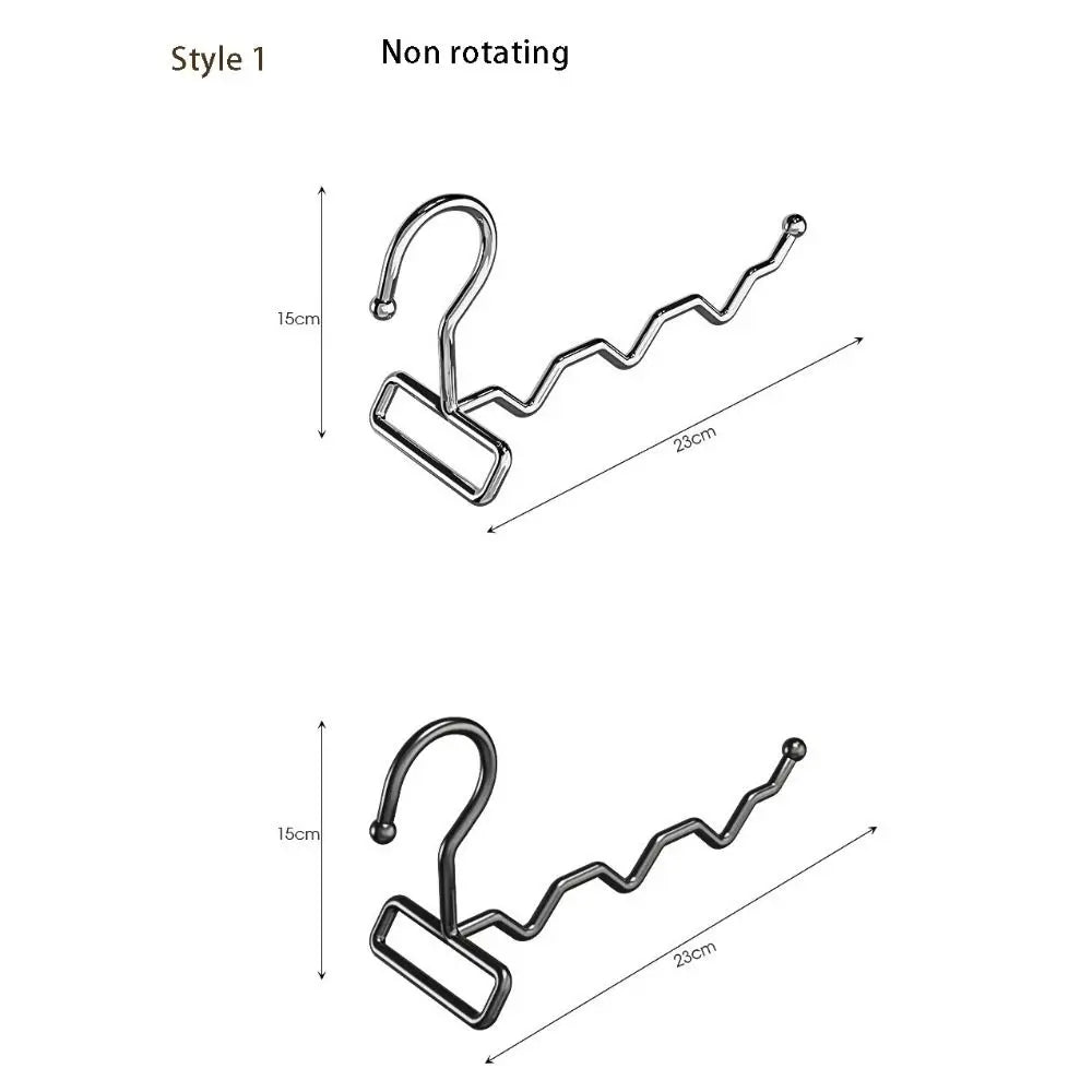 Folding Stainless Steel Clothes Hanger – Multi-Hook Coat Rack