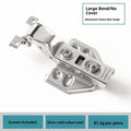 Aluminum Frame Glass Door Hinge – Cabinet & Furniture Cabinet Door Hinge Nixie A6