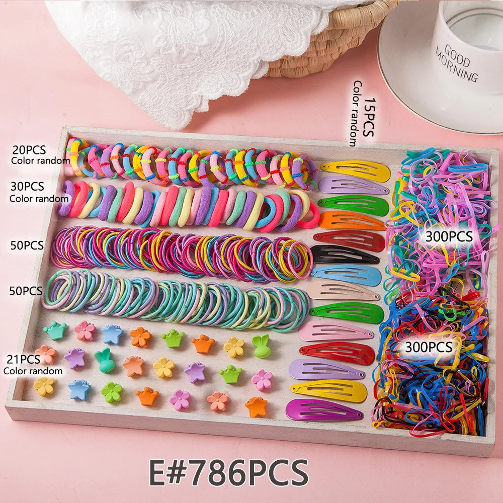 Girls' Sequin Butterfly Hair Clips Set 974 Pcs – BB Hairpins