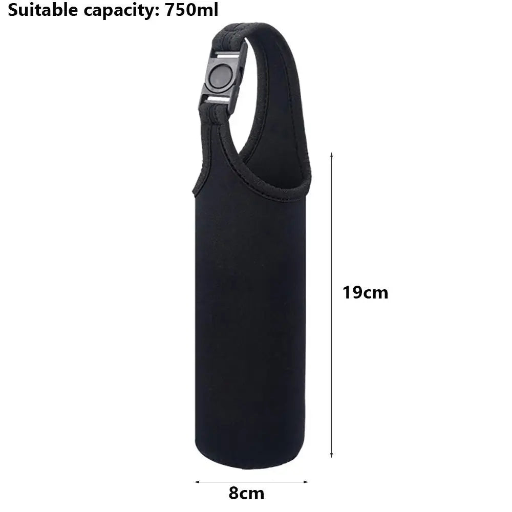 Neoprene Water Bottle Sleeve Carrier Bag with Shoulder Strap Bottle Sleeve Carrier Nixie